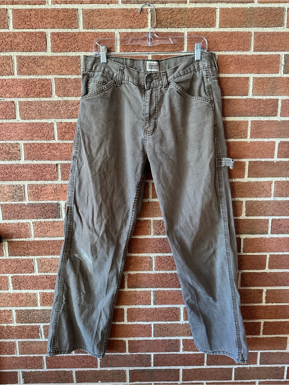Schmidt Workwear Men's Work Pants Taupe Gray 34x32 MPN 19 R248 7P